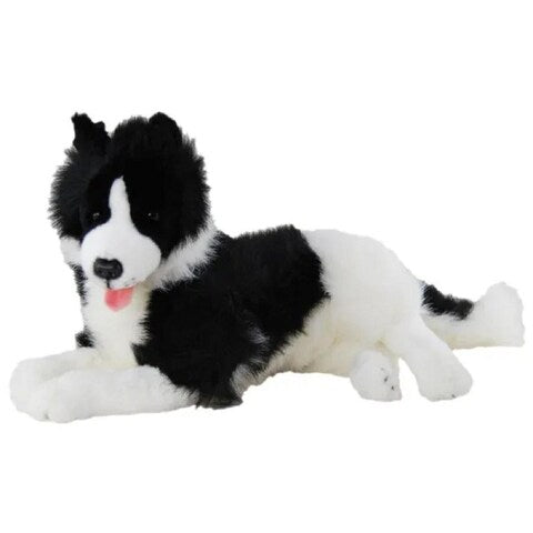 ELKA PLUSH DOG BORDER COLLIE LAYING 44CM