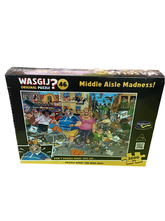 PUZZLE WASGIJ # 46 ORIG MIDDLE AISLE MAD