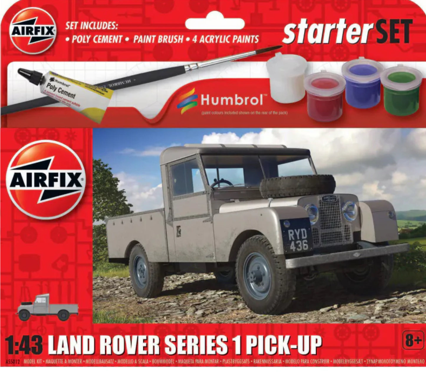 Airfix 1:43 Starter Land Rover Series 1