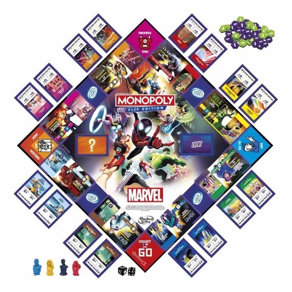GAME MONOPOLY FLIP MARVEL
