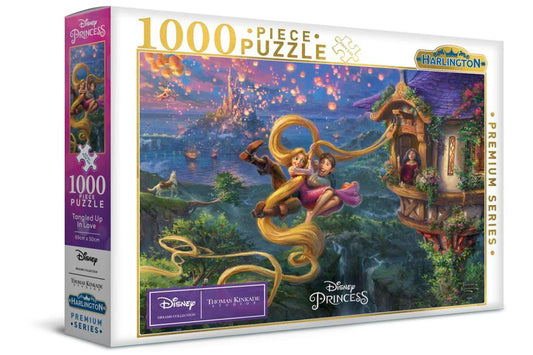 PUZZLE 1000PC DISNEY TANGLED UP IN LOVE