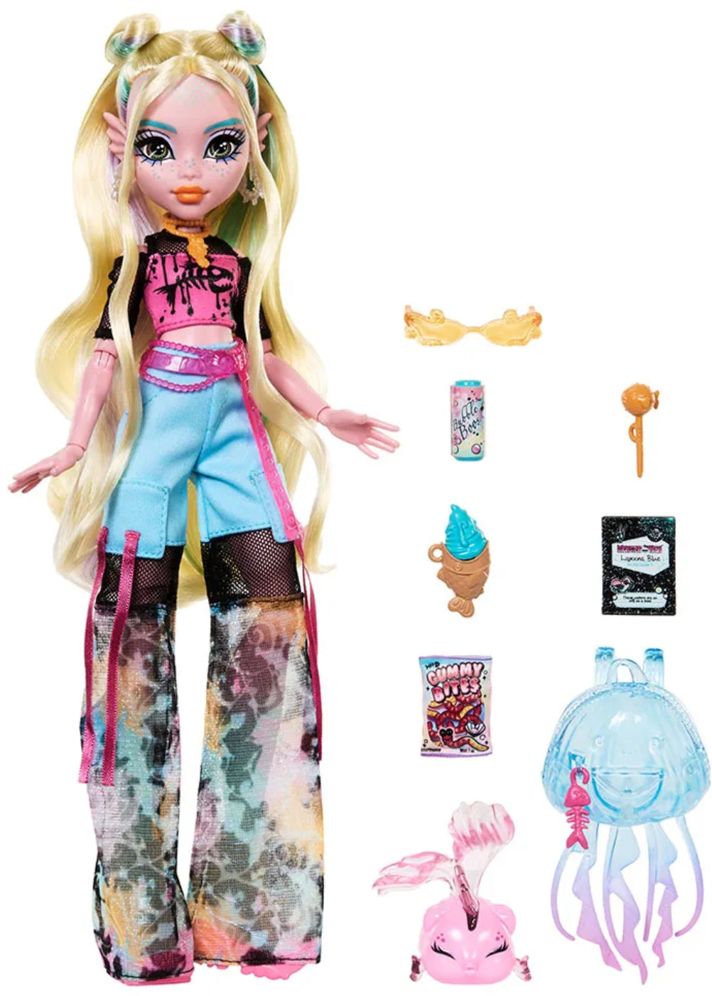 MONSTER HIGH CORE DOLL LAGOONA BLUE