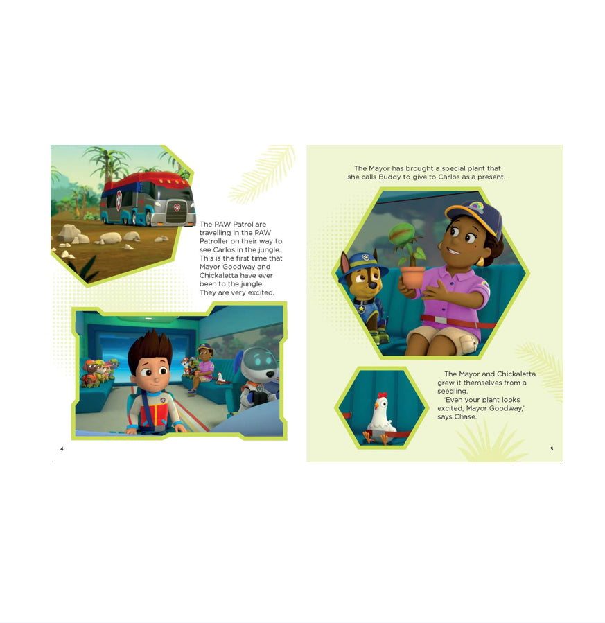 BOOK PAW PATROL PUPS SAVE A GIANT PLANT