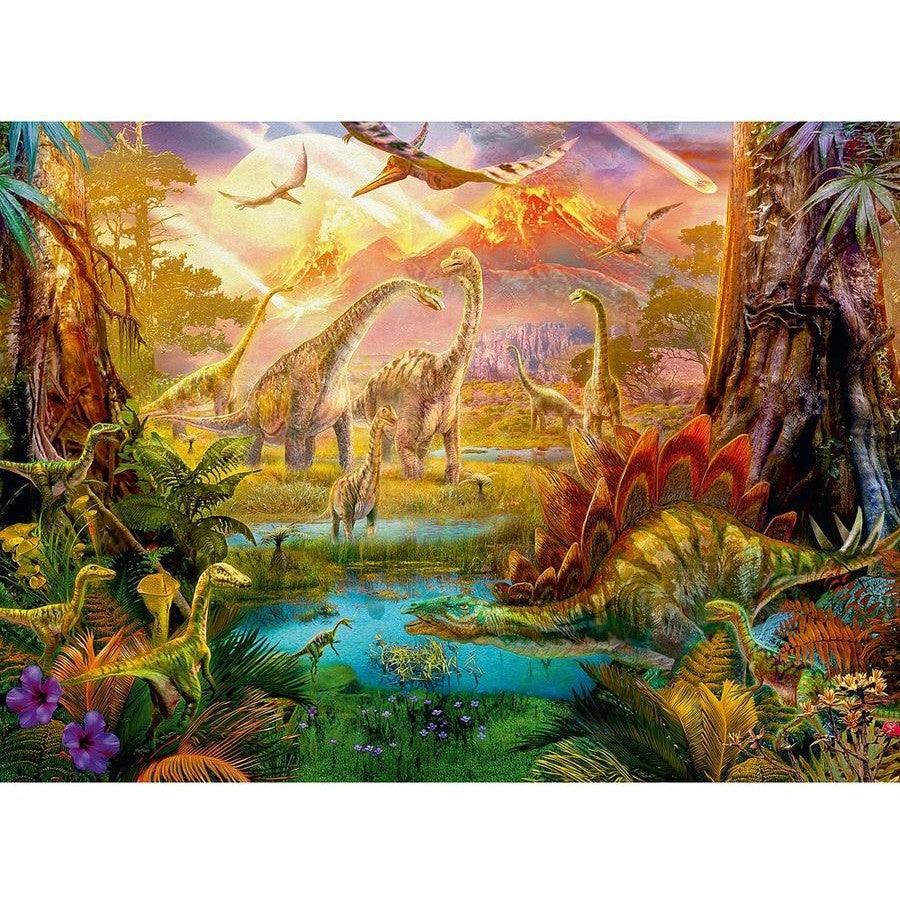 PUZZLE 500PC LAND OF THE DINOSAURS NEW