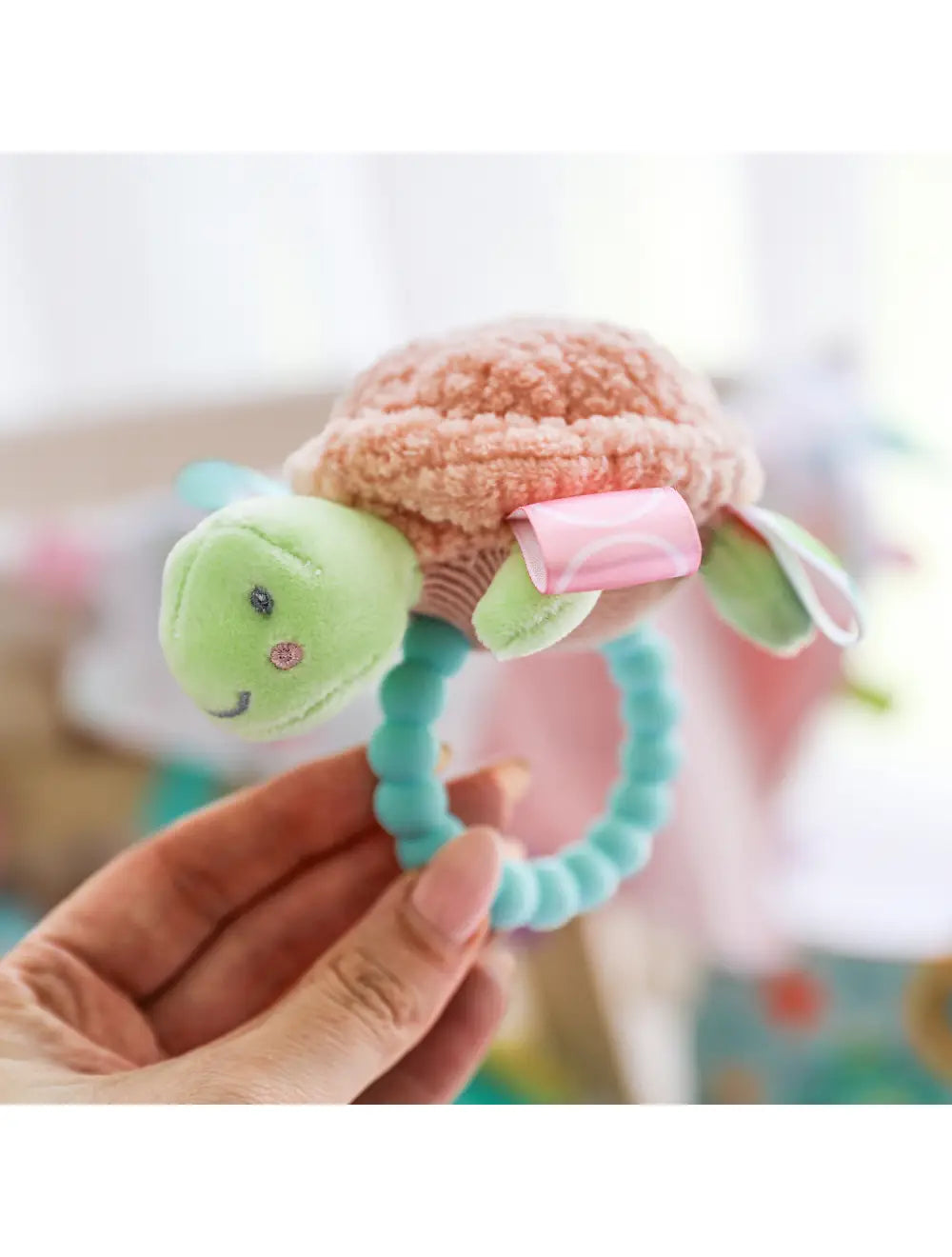 PLUSH MARY MEYER TIPPY TURTLE RATTLE