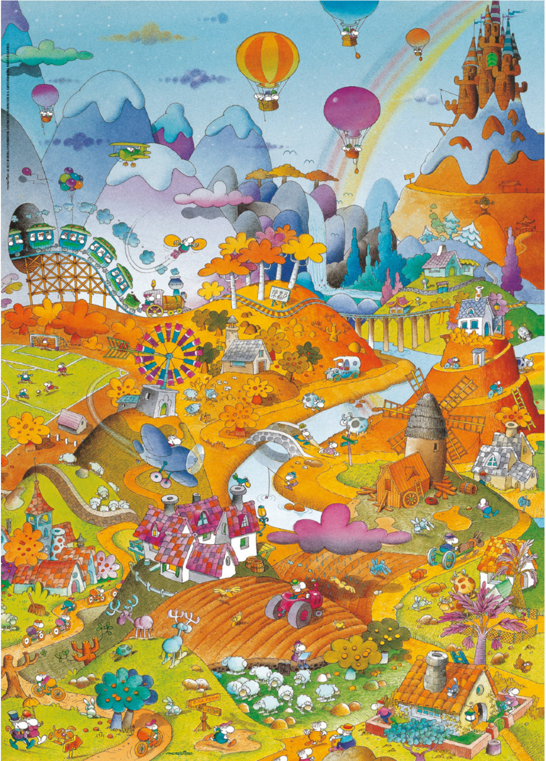 PUZZLE 1000PC HEYE BY THE FIELD IDYLL