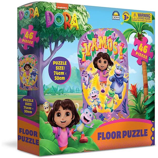 PUZZLE FLOOR 46PC DORA