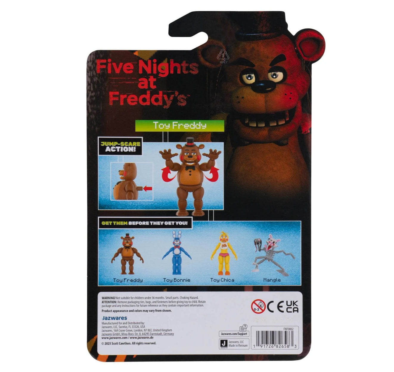 FIVE NIGHTS AT FREDDY'S 5" FIGURES AST