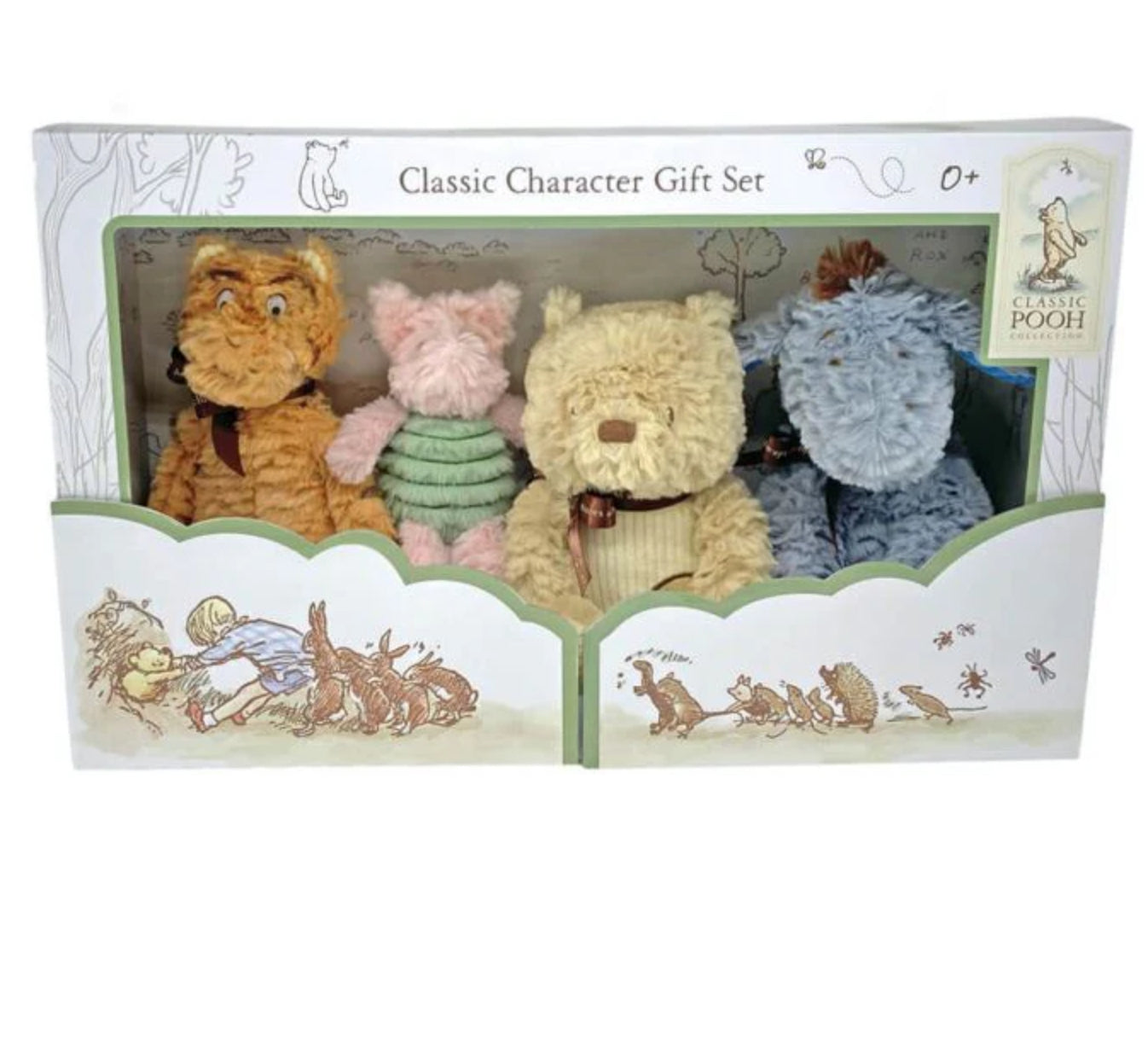 PLUSH CLASSIC POOH CHARACTER GIFT SET