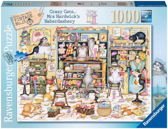 PUZZLE 1000PC MRS HARDWICKS HABERDASHERY