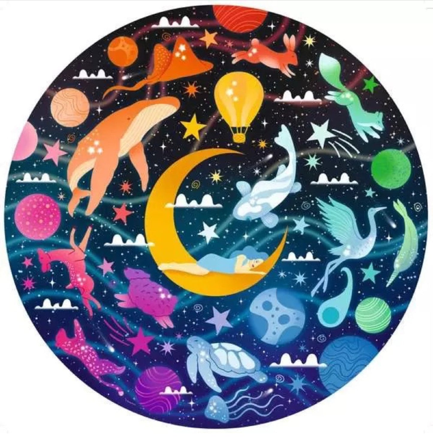 PUZZLE 500PC CIRCLE OF COLOR DREAMS