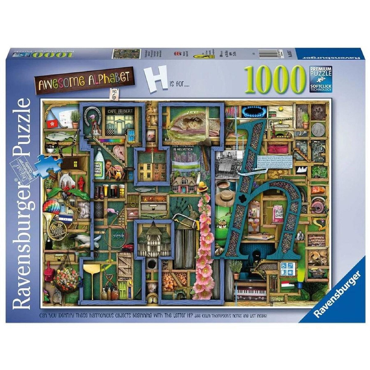 PUZZLE 1000PC AWESOME ALPHABET H
