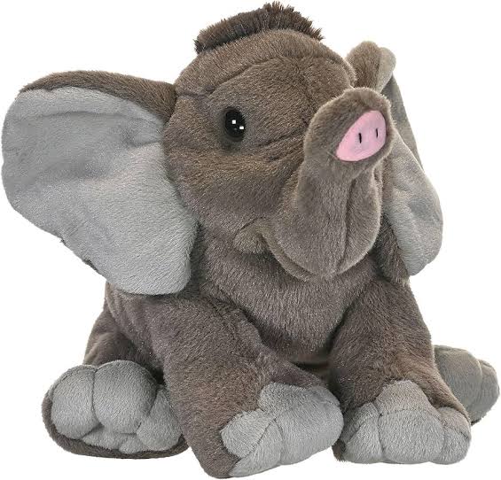 WILD PLUSH AFRICIAN ELEPHANT BABY