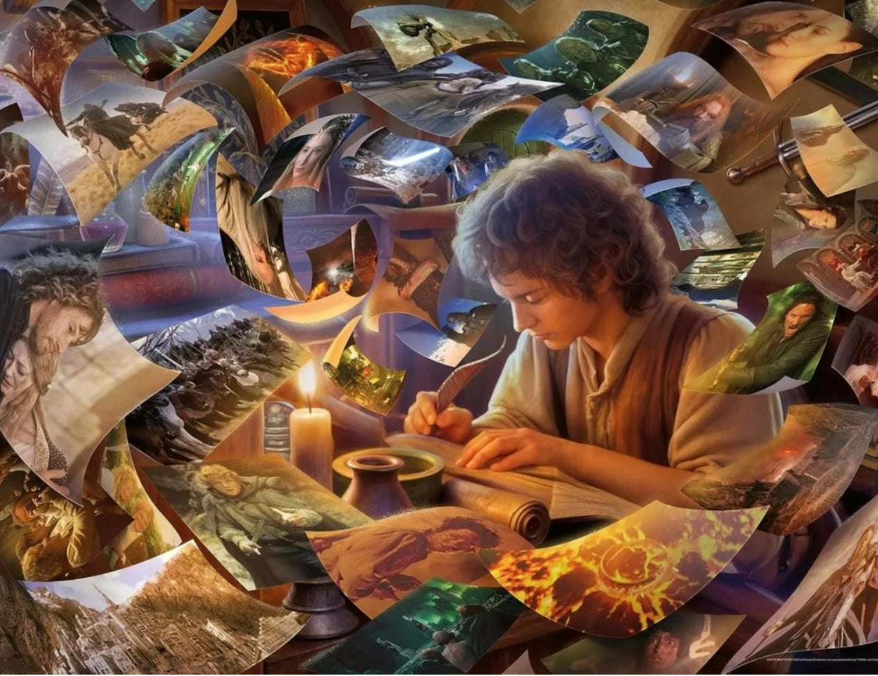 PUZZLE 1000PC LOTR FRODO'S JOURNEY
