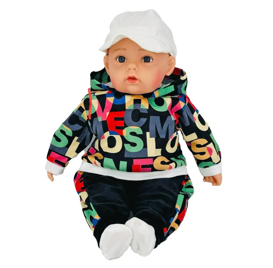 BABY DOLL CHESTER BLACK MULTI DOLL