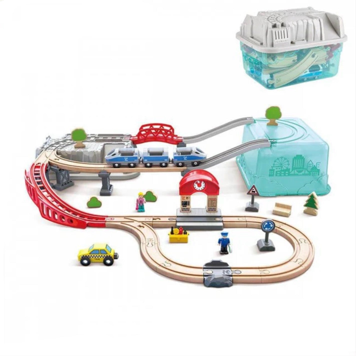 HAPE CITY TRAIN BUCKET SET