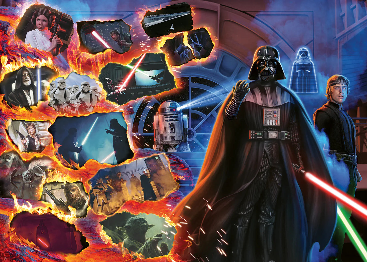 PUZZLE 1000PC STAR WARS DARTH VADER FIG