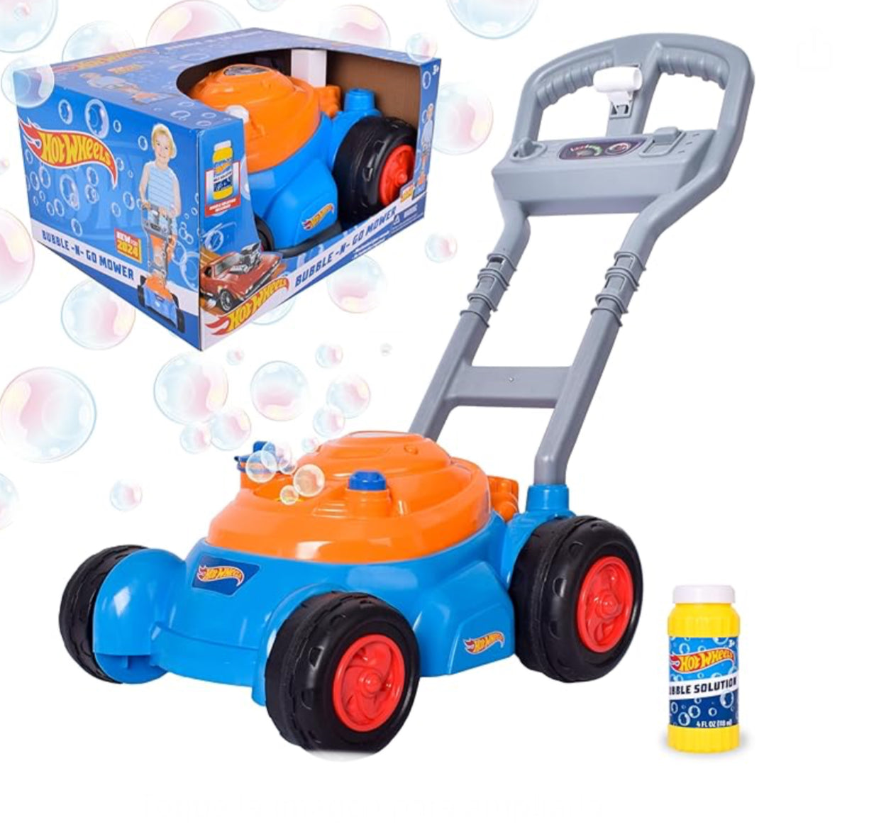 BUBBLE N GO MOWER HOTWHEELS