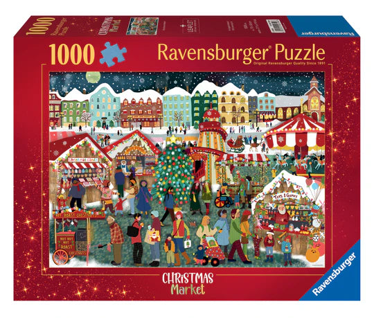 PUZZLE 1000PC CHRISTMAS MARKET NEW