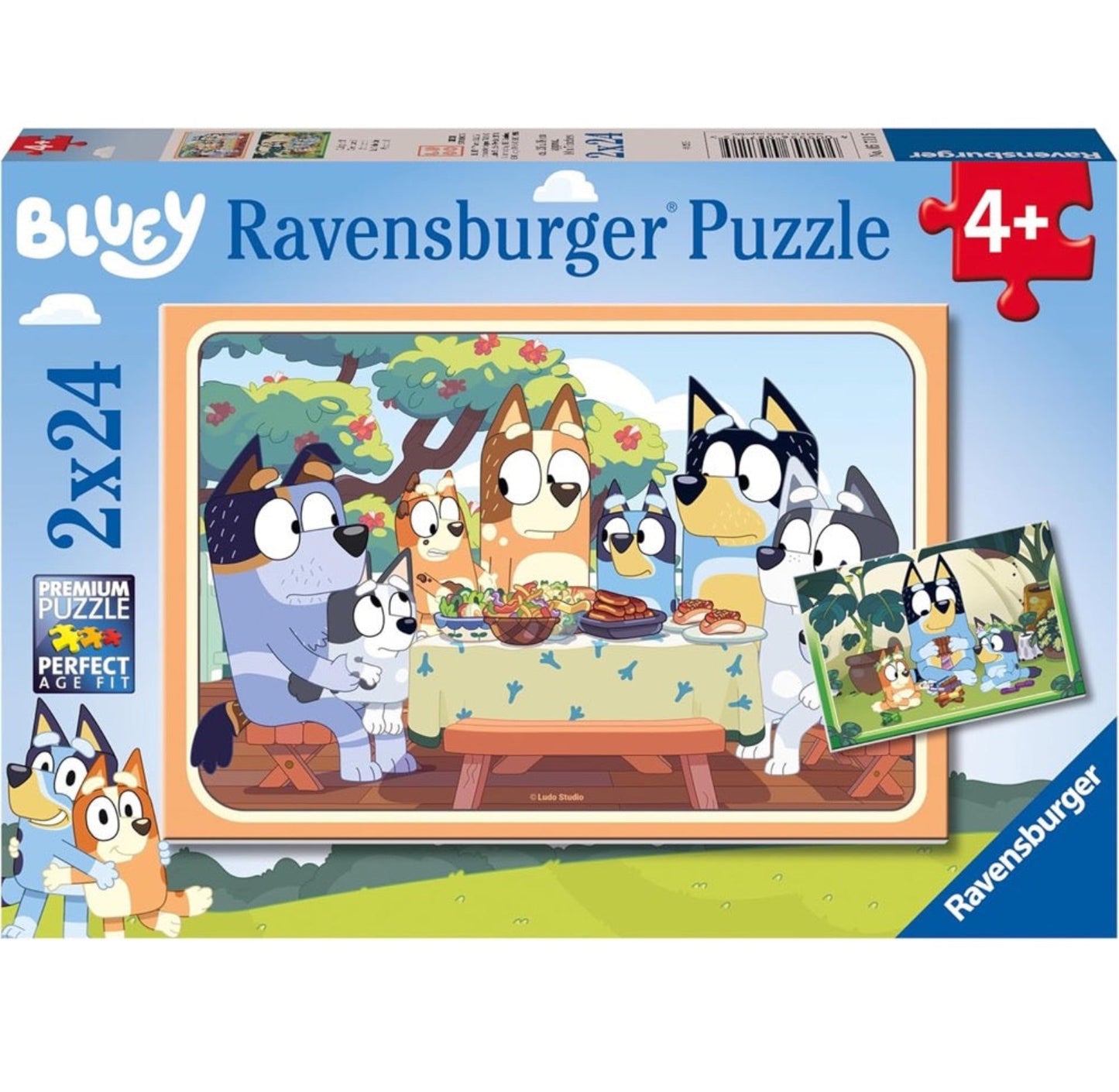 PUZZLE 2X24PC BLUEY