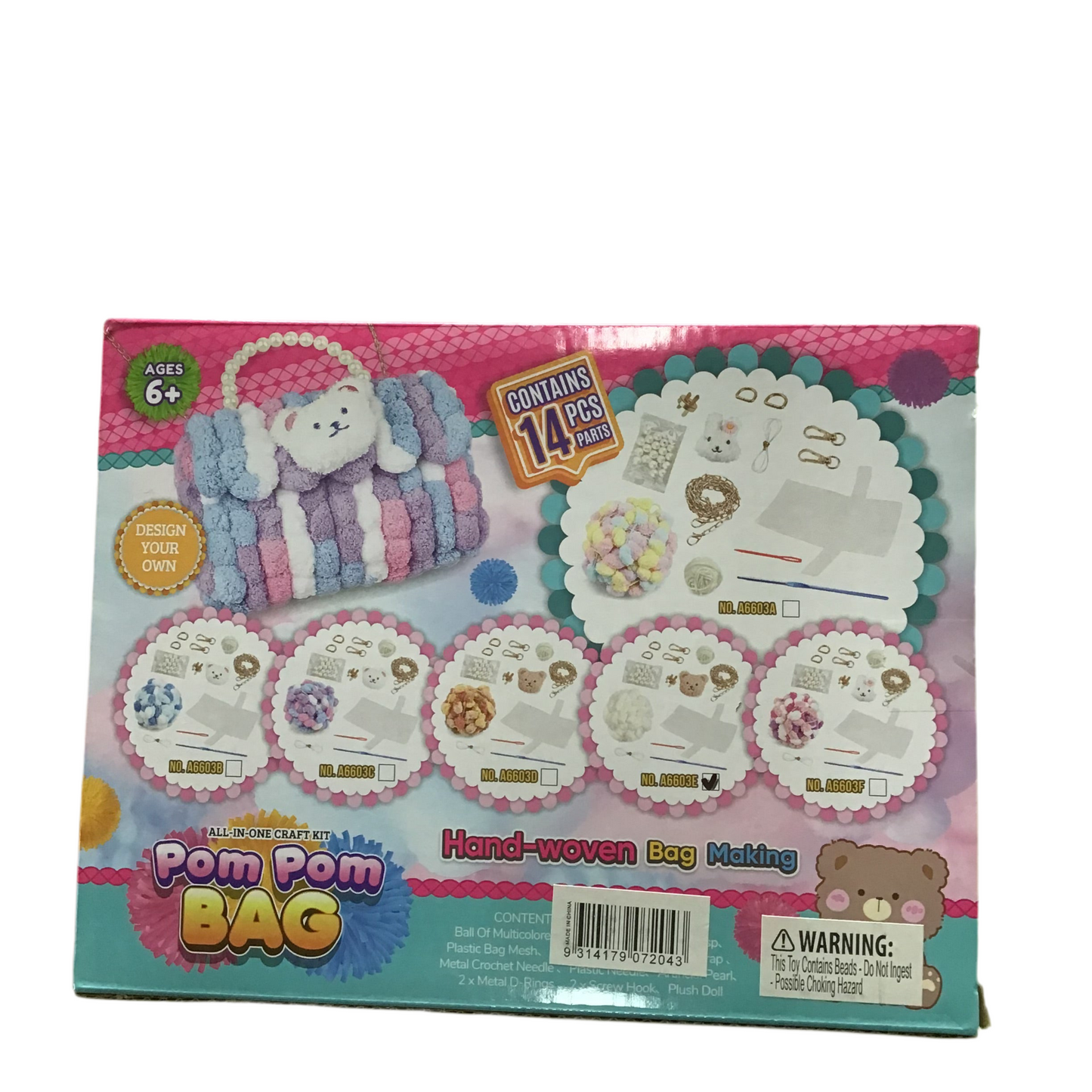 POM POM HANDBAG CRAFT SET