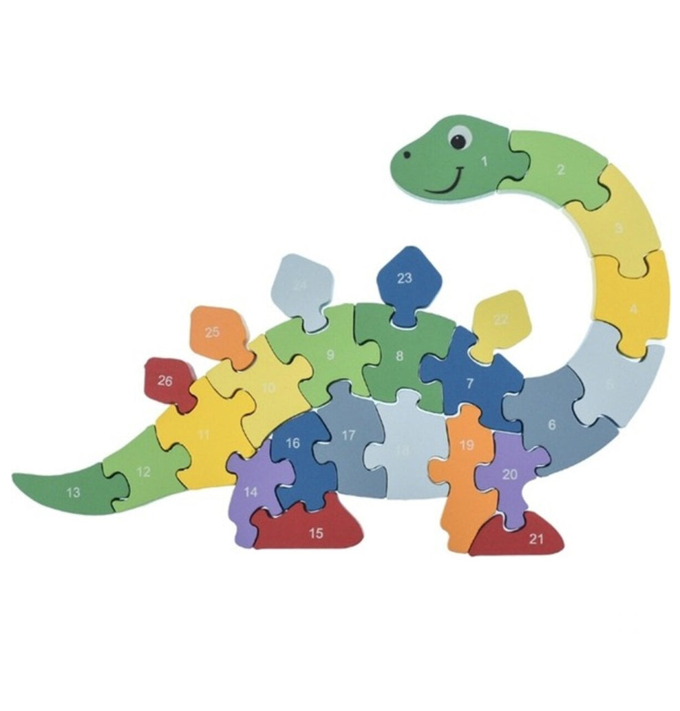 PUZZLE CHUNKY A-Z DINOSAUR