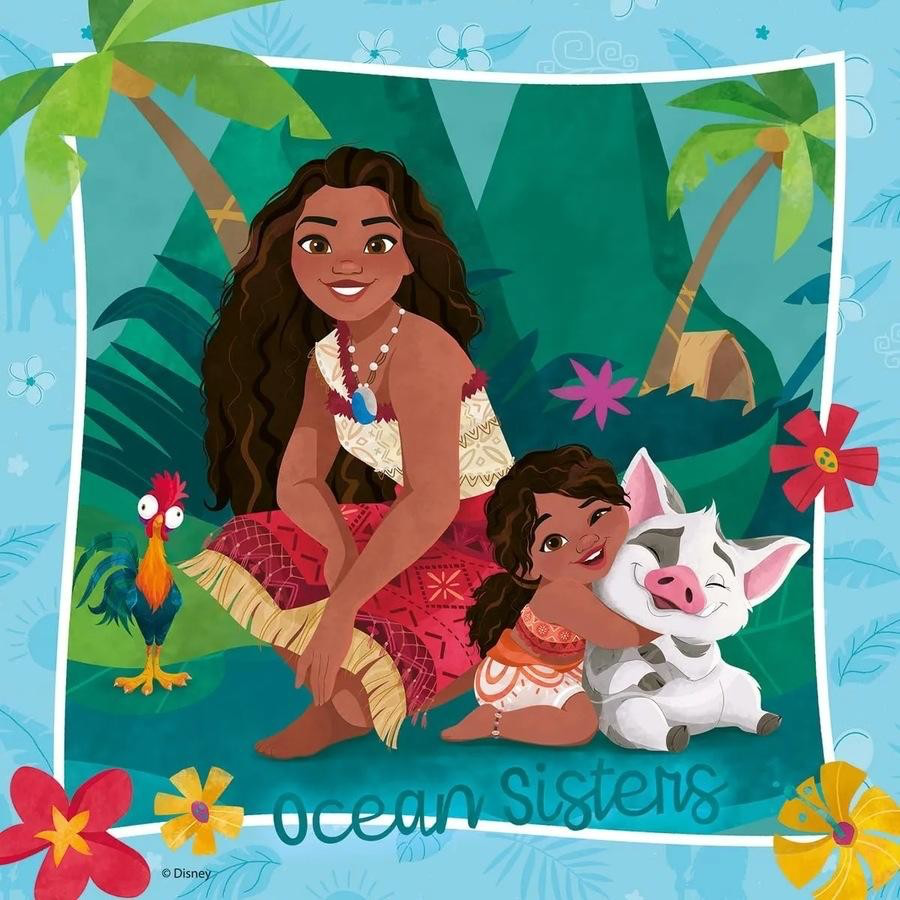 PUZZLE 3X49PC MOANA 2