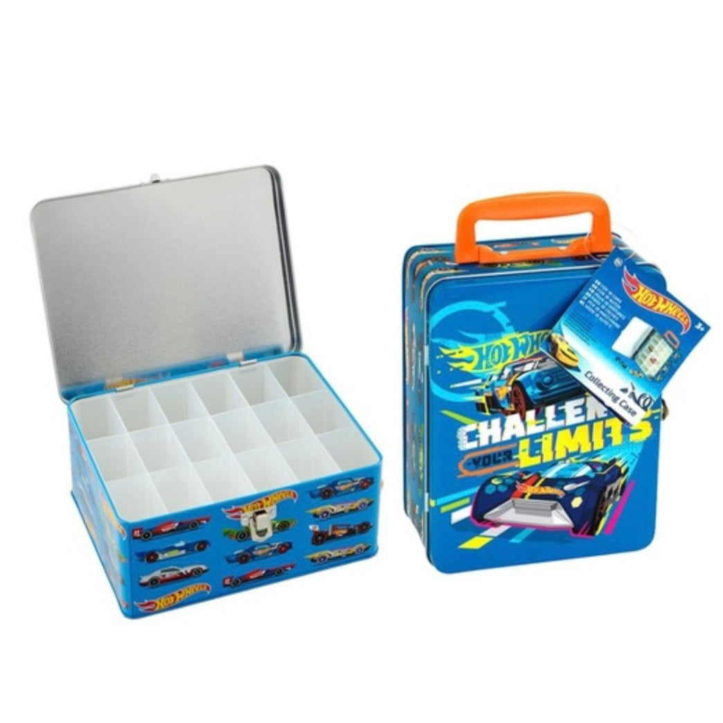 H/W COLLECTION TIN CARRY CASE FOR 18 CAR