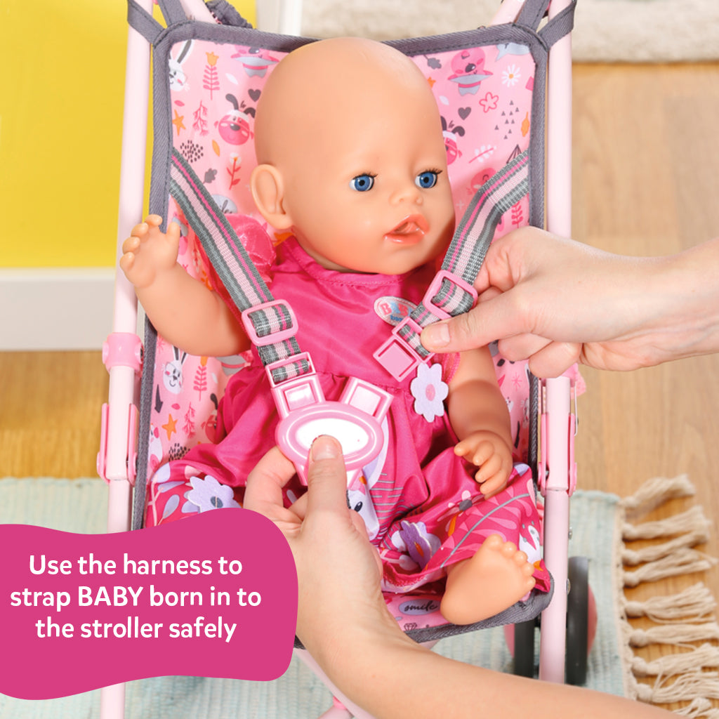 BB BABY BORN STROLLER WITH BAG