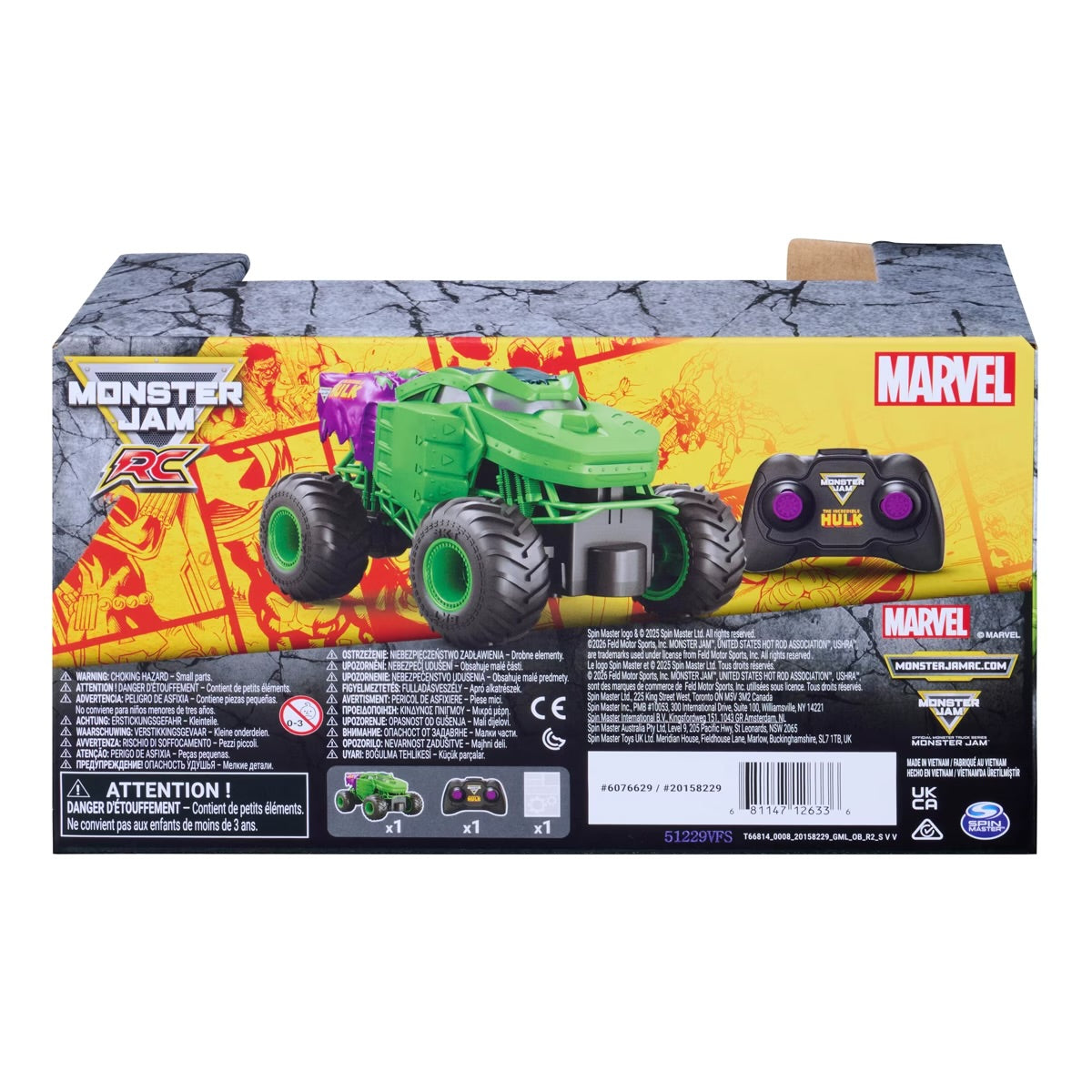 R/C MONSTER JAM 1:24 MARVEL HULK
