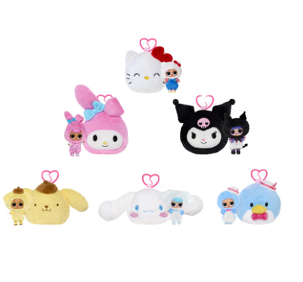 LOL SUR HELLO KITTY REVERSIBLE PLUSH AST