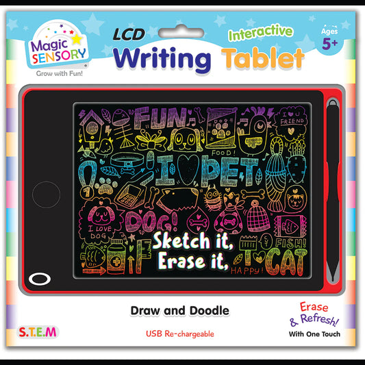 INTERACT LCD WRITING TABLET RED PET