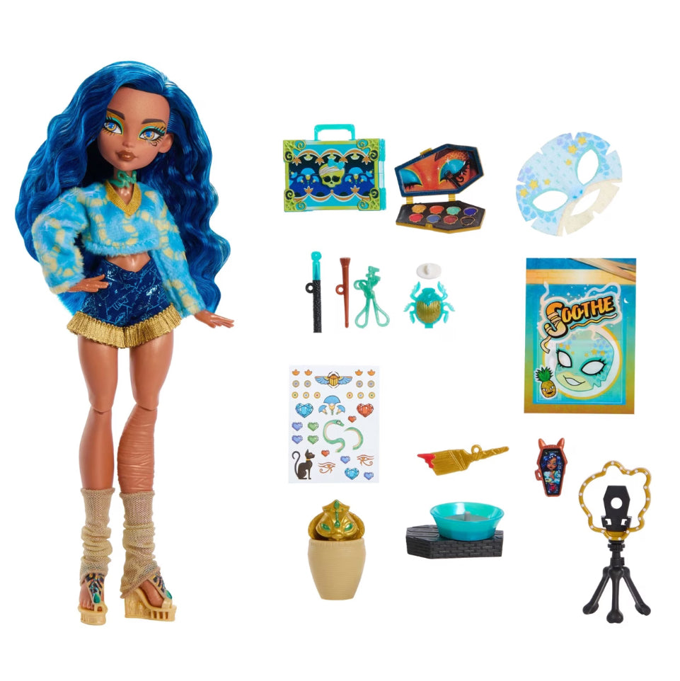 MONSTER HIGH SELF SCARE DOLL CLEO DENILE