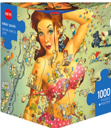 Puzzle 1000Pc Heye Inst Life Girls