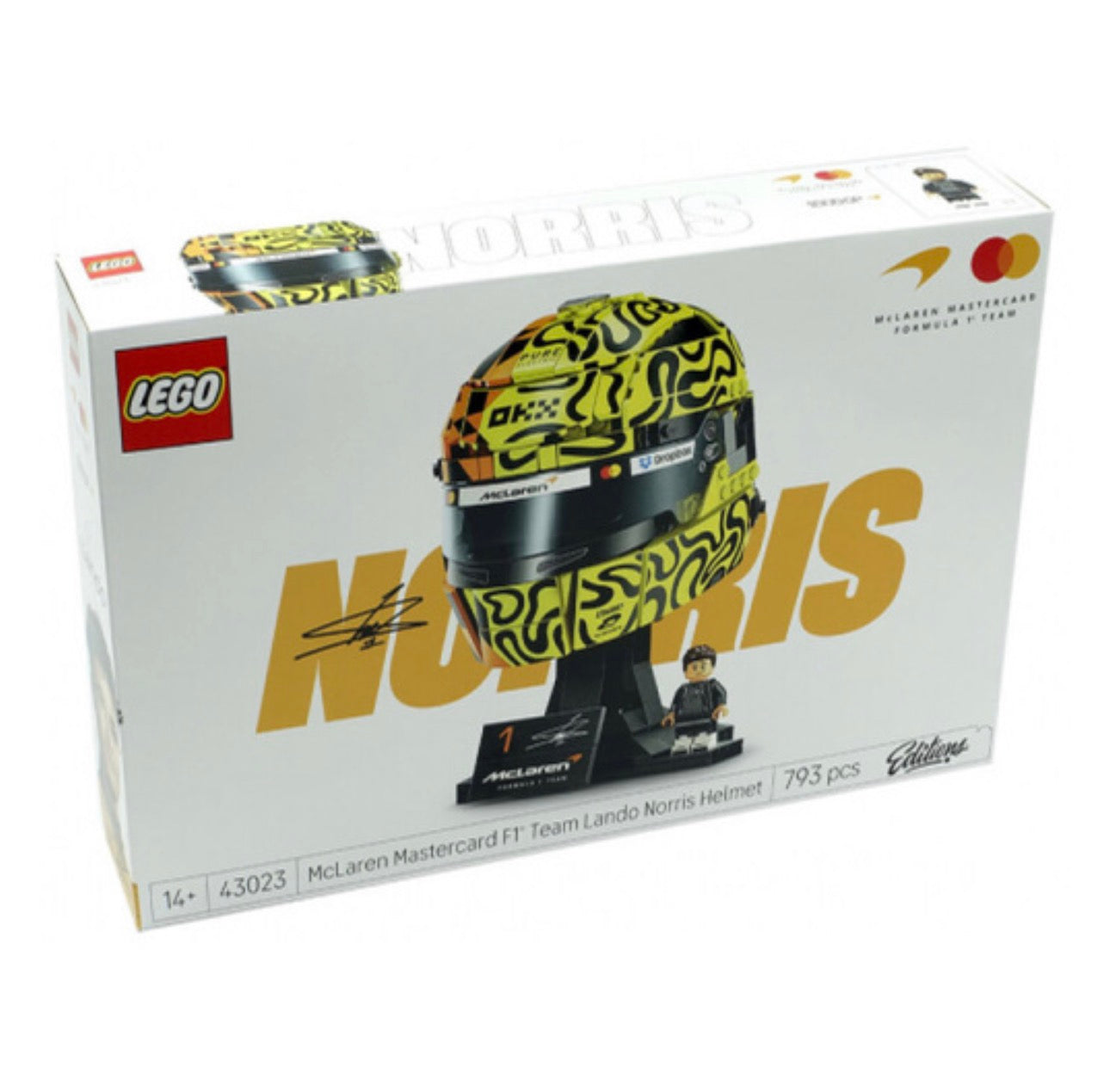 LEGO 43023 FI MCLAREN LANDO NORRIS HELM