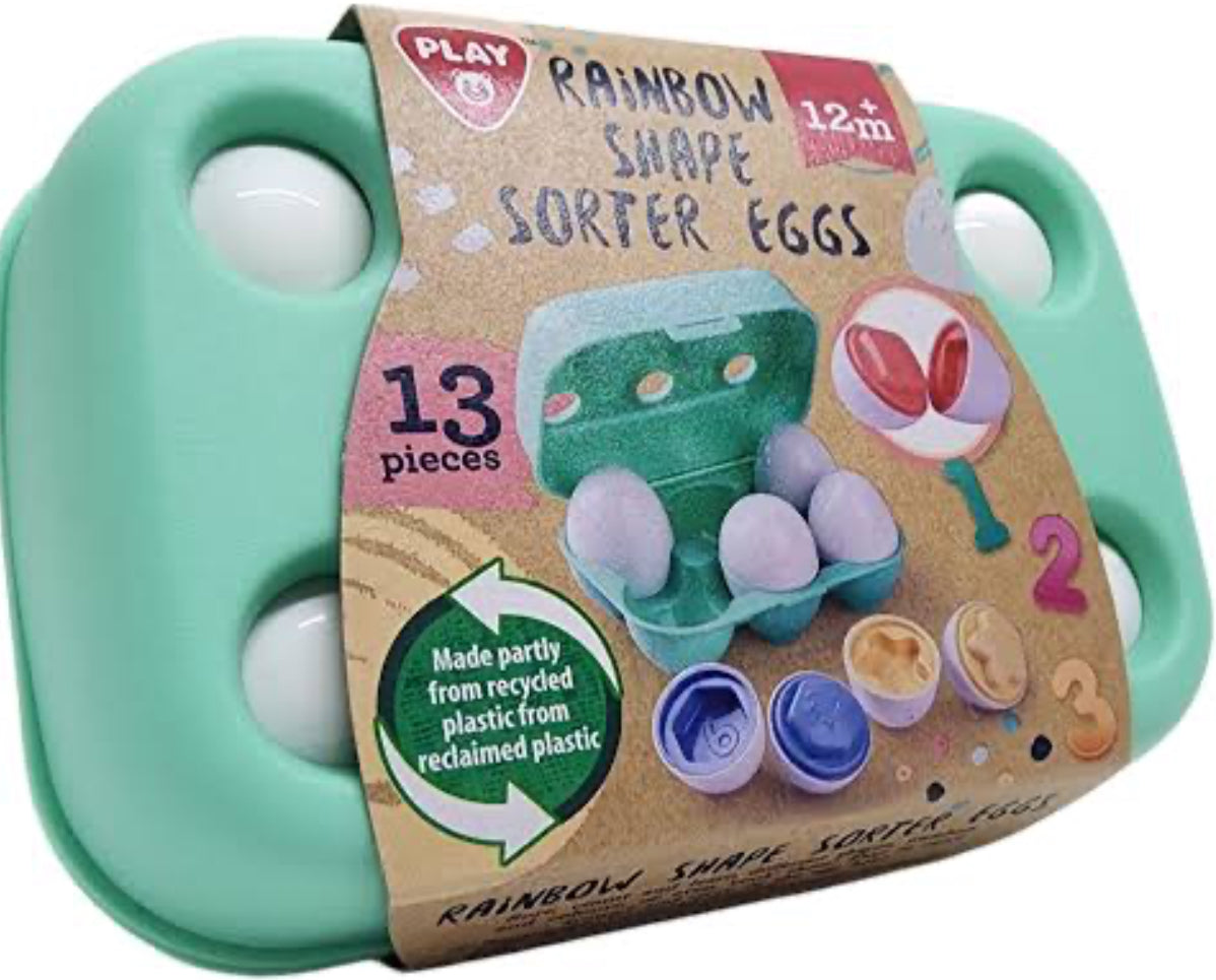 Playgo Rec Rainbow Sorter Eggs