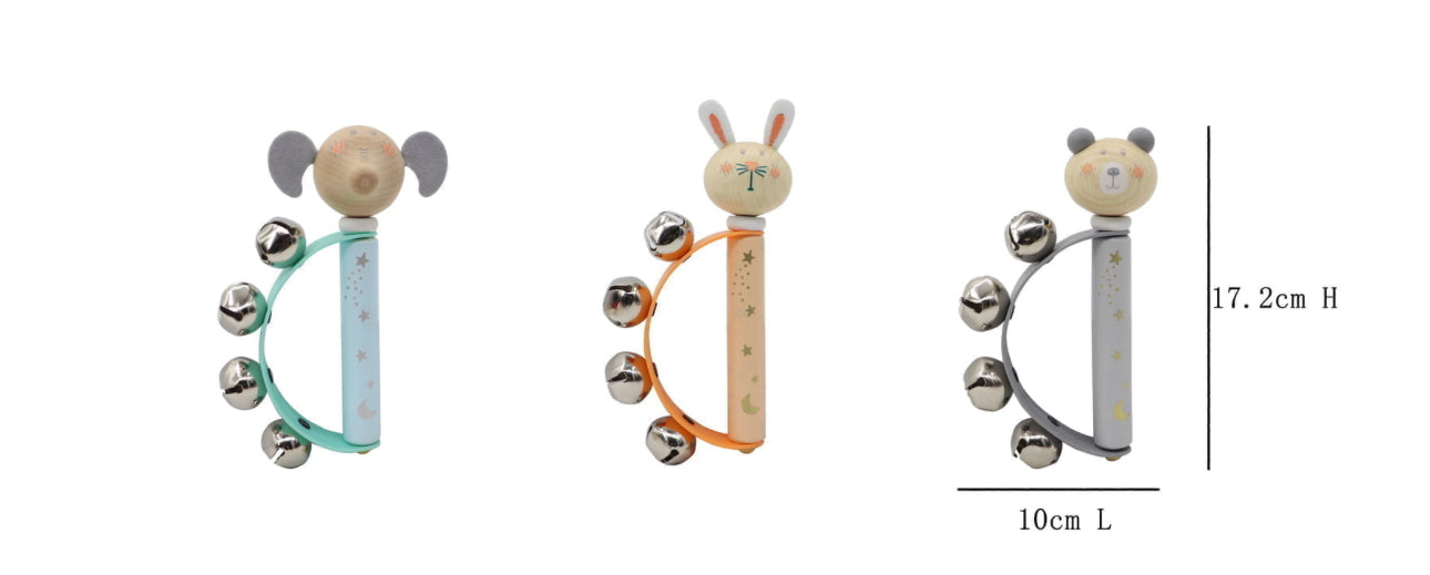 Wooden Handbell Animal Calm & Breezy
