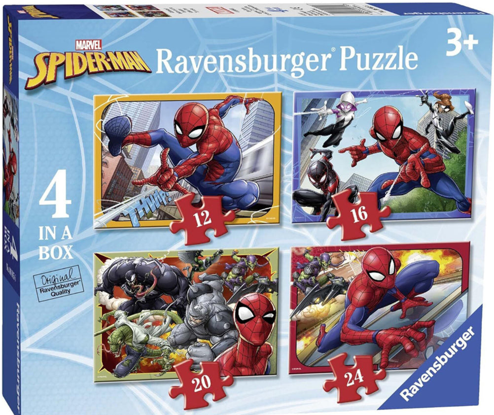 PUZZLE 4 IN 1 SPIDERMAN