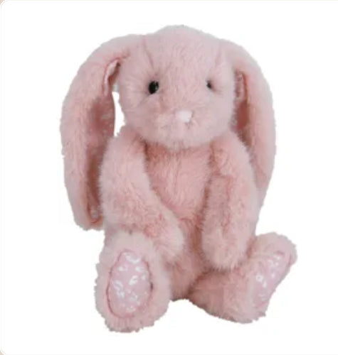 ELKA PLUSH BUNNY BINKY DUSTY PINK 26CM