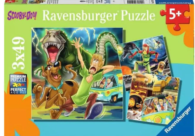 Puzzle 3X49Pc Scooby Doo Fright Night