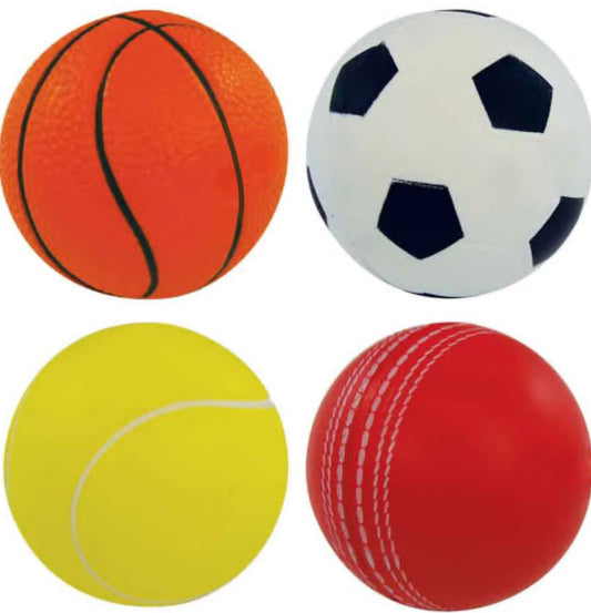 SUPER HIGH BOUNCE BALL 100MM AST