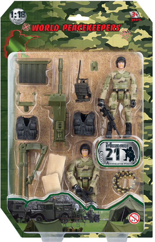 WORLD PEACE 1:18 2PK FIGURE & ACC