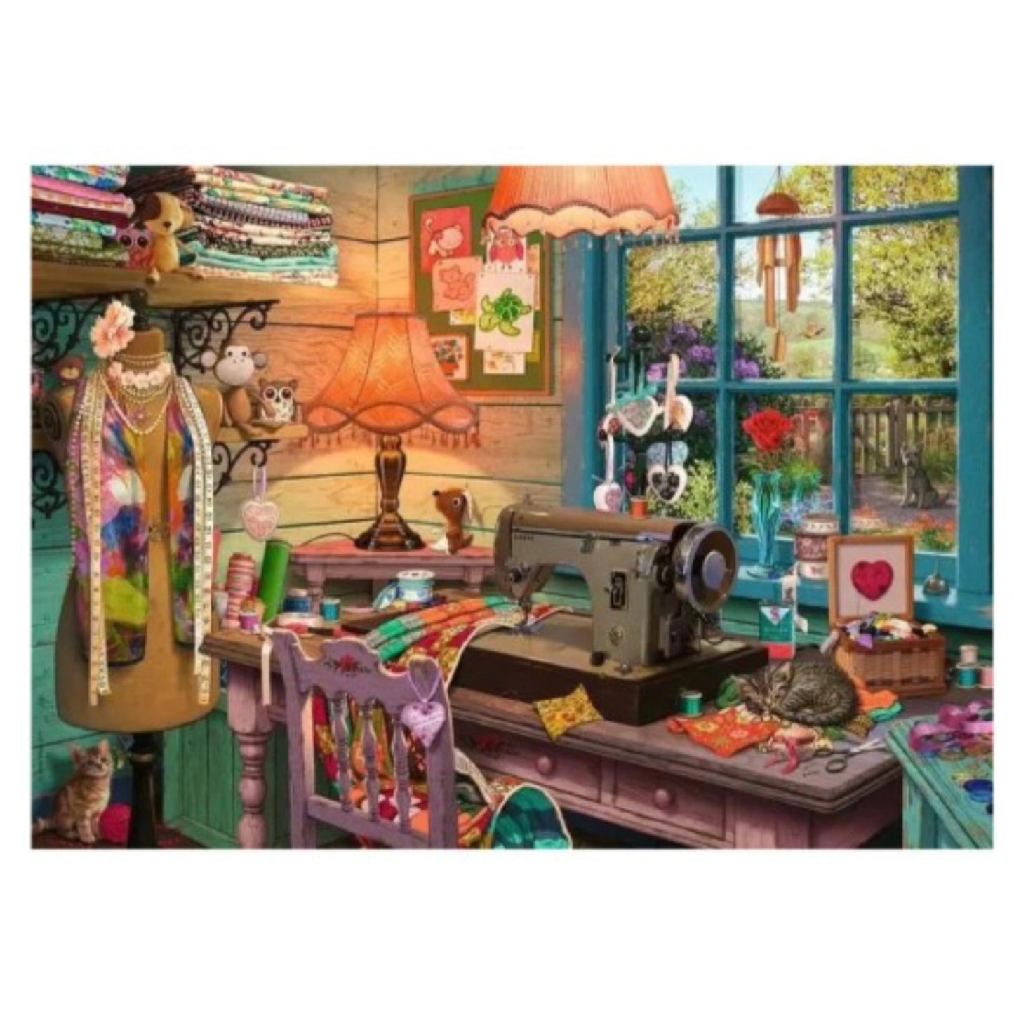 PUZZLE 1000PC MY HAVEN #2 SEWING SHED
