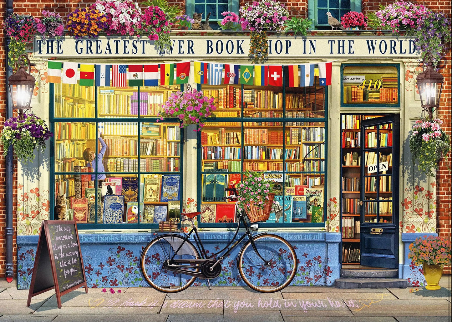 PUZZLE 1000PC THE GREATEST BOOKSHOP REFR