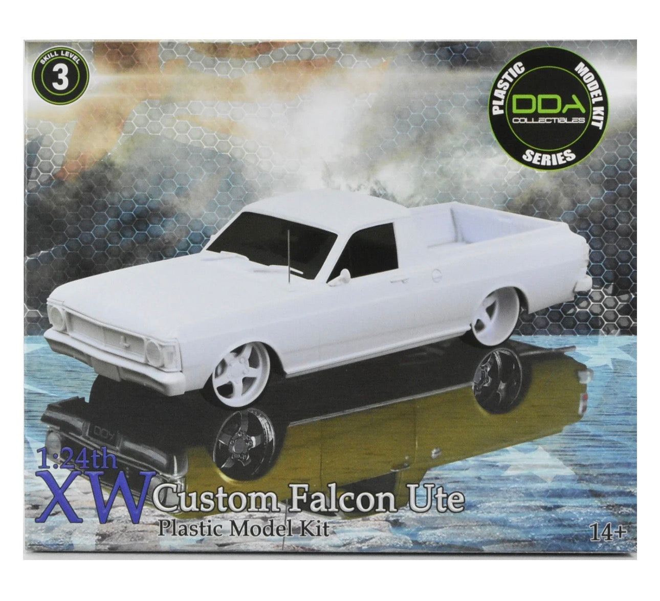 1:24 XW FORD UTE SLAMMED PLASTIC KIT