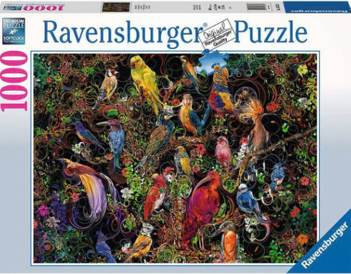 PUZZLE 1000PC BIRDS OF ART NEW