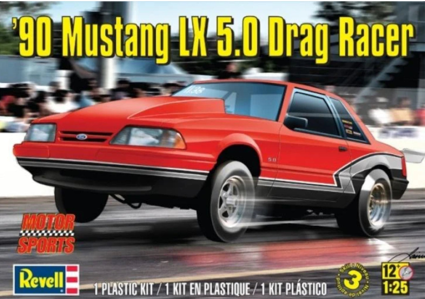 Revell 1:25 90 Mustang Lx 5.0 Drag Racer