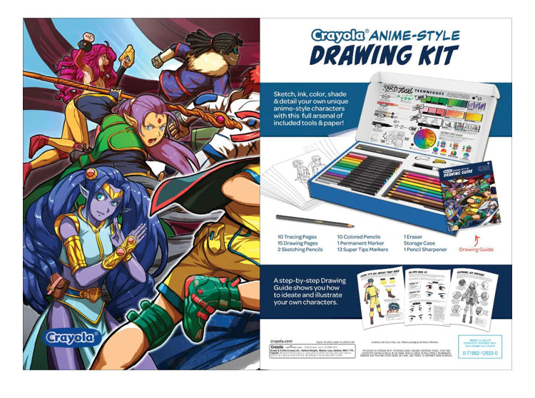 Crayola Learn To Draw Anime Kit