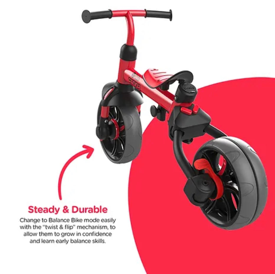 Yvelo Flippa Biketo Trike Red
