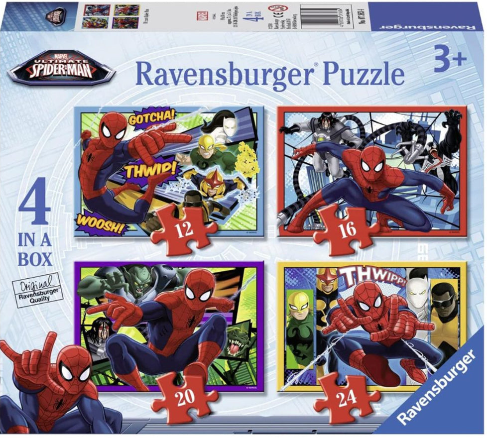 PUZZLE 4 IN 1 ULTIMATE SPIDERMAN